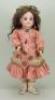 A Francois Gaultier bisque head Bebe doll, French circa 1895,