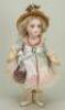 A good and early Almond eyed Portrait Jumeau bisque head Bebe doll, French circa 1880,