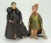 Interesting pair of 19th century wax head dolls,