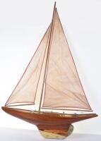 Vintage early 20th century pond yacht