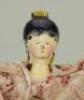 Rare all original painted wooden Grodnertal doll, German circa 1830, - 2