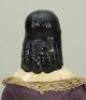 All original papier-mache shoulder head lady doll, German circa 1840, - 3
