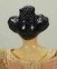 Early all original papier-mache shoulder head lady doll, German circa 1850, - 3