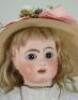 A scarce Steiner Figure A bisque head Bebe doll with rare bisque hands, French circa 1895, - 2