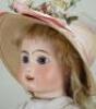 A scarce Steiner Figure A bisque head Bebe doll with rare bisque hands, French circa 1895, - 3