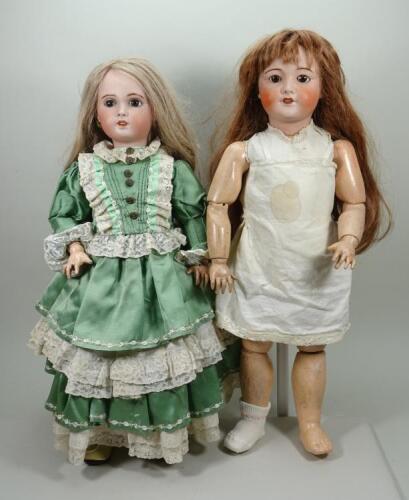 Large Unis France bisque head doll, French circa 1915,