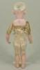 A good Leon Casimir Bru Jne bisque head Bebe doll, size 4, French circa 1884-89, - 5