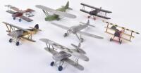 Skybirds seven incomplete made-up Aircraft kits