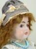 French bisque head doll incised B, circa 1900, - 2