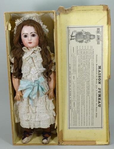 ANCIENNE POUPEE TÊTE Porcelaine Miniature Dep Jumeau Doll EUR 79,00