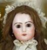 Tete Jumeau bisque head Bebe doll in original size 11 box, French 1880s, - 2
