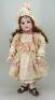 Large size 13 Tete Jumeau bisque head Bebe doll, French 1890s,