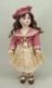 Tete Jumeau bisque head Bebe doll on &lsquo;walker&rsquo; body, French circa 1890,