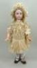 Tete Jumeau 1907 bisque head Bebe doll, French circa 1910,