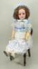 Large Simon & Halbig DEP bisque head Bebe doll, German for French market, circa 1905,