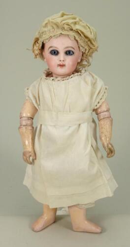 Rare Emile Jumeau size 2 bisque head Bebe, French circa 1880,