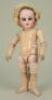 Rare Emile Jumeau size 2 bisque head Bebe, French circa 1880, - 2