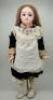 A large Francois Gaultier bisque head Bebe doll, French circa 1895,