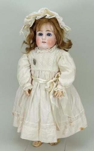 J.D Kestner bisque head doll, German circa 1900,