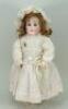 J.D Kestner bisque head doll, German circa 1900,
