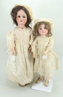 A.M 1892 bisque head doll, German circa 1915,