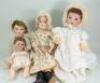 Large Schoenau & Hoffmeister &lsquo;Hannah&rsquo; bisque head doll, German circa 1915,