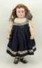 DEP 350 bisque head doll, possibly Bahr & Proschild, German circa 1895,