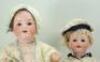 A.M 990 bisque head doll, German circa 1915, - 2
