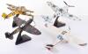 Four Harwood & Resin Scale Aeroplane Models, - 2