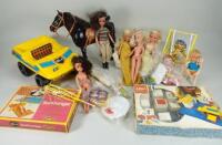 Collection of vintage Sindy and other dolls, outfits and accessories,