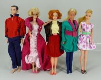 Collection of vintage Mattel dolls, 1960s/70s,