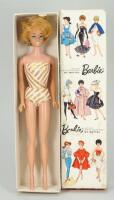 A boxed vintage Mattel Bubble Cut Barbie Platinum doll,