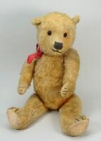 Golden mohair Chiltern Teddy bear, English 1930s,