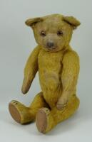 An early English golden mohair Teddy bear, 1920s,