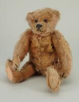 A sweet German golden mohair Teddy bear, possibly Steiff circa 1909,