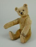A small Steiff golden mohair Teddy bear, German circa 1909,