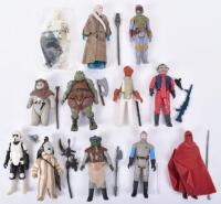 Twelve Loose Vintage Star Wars Figures