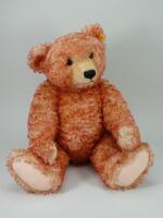 A large Steiff Replica Apricot tipped Teddy Bear,