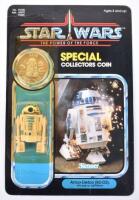 Kenner Star Wars The Power Of the Force Artoo Detoo (R2-D2) Vintage Original Carded Figure