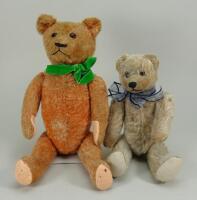 Two 1920s English mohair Teddy bears,