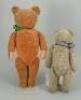 Two 1920s English mohair Teddy bears, - 2