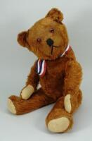 A cinnamon mohair Teddy bear, English 1930s,