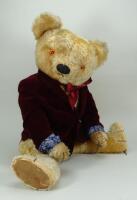 A large Chad Valley golden mohair Teddy bear, 1950s,