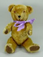 A Chiltern golden mohair Teddy bear, circa 1960,