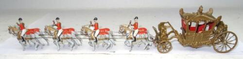 Britains RARE set 1470, State Coach with single figure of King Edward VIII