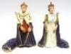 Johillco RARE souvenir figures of King George VI and Queen Elizabeth - 3