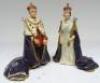 Johillco RARE souvenir figures of King George VI and Queen Elizabeth - 7