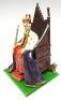 Johillco RARE souvenir figure of King George VI on Coronation Chair - 4