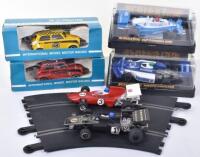 Six Scalextric Slot Cars