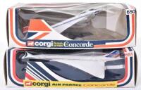 Two Boxed Corgi Toys Concorde Aircraft